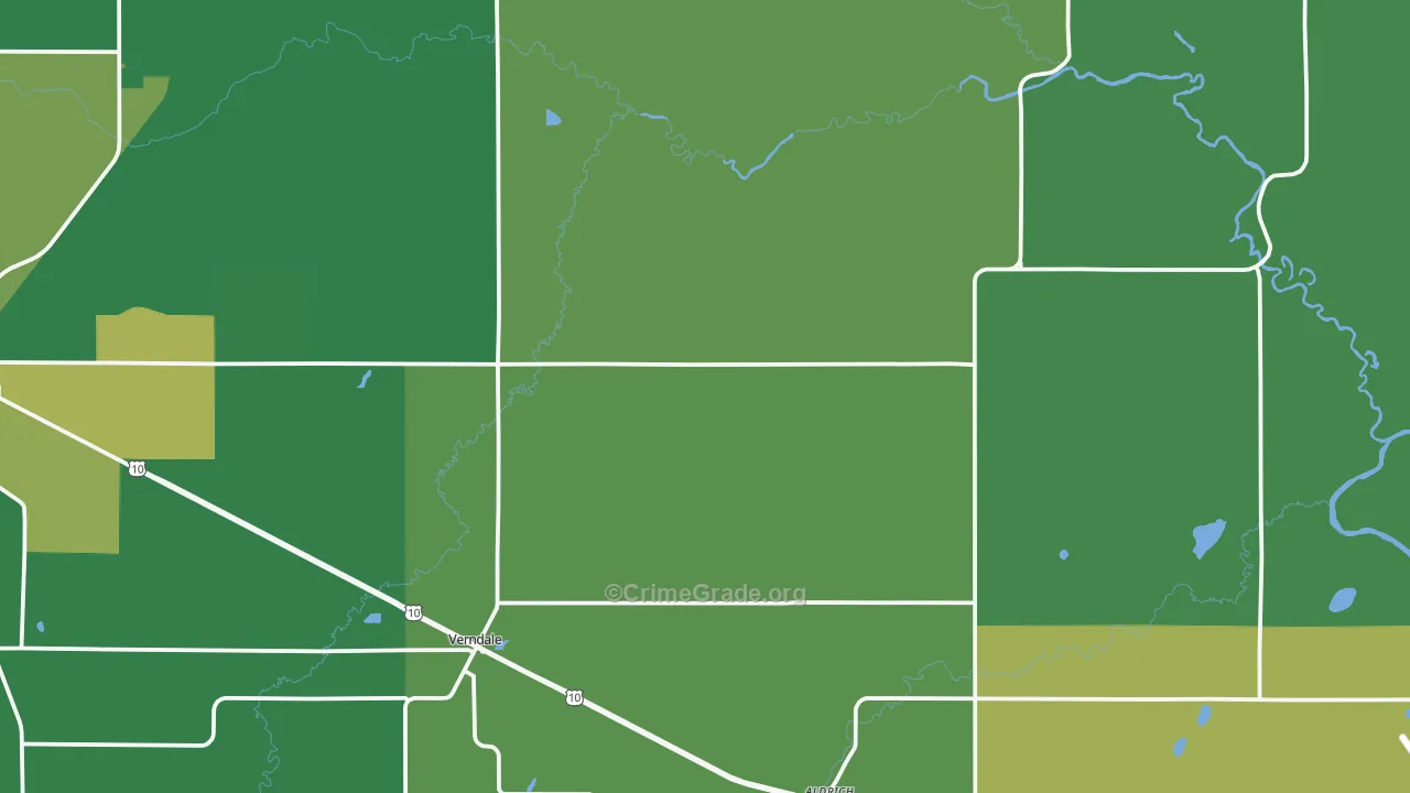 56481, MN Map of Vehicle Theft Rates