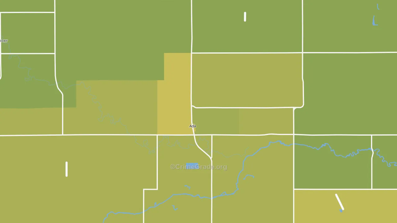 56510, MN Map of Vehicle Theft Rates