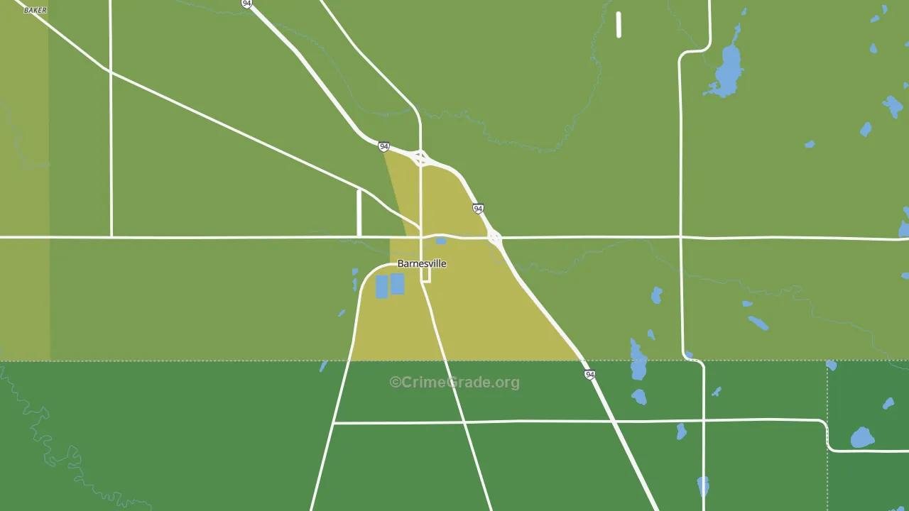 56514, MN Map of Vehicle Theft Rates
