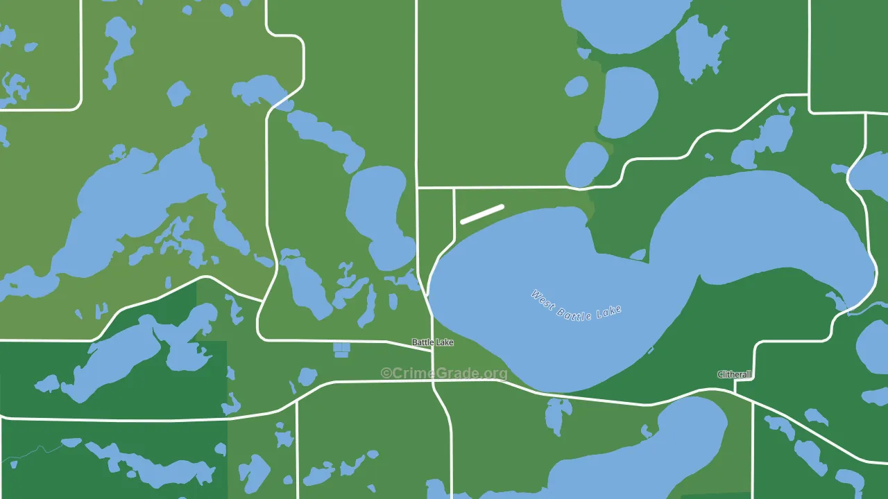 56515, MN Map of Vehicle Theft Rates
