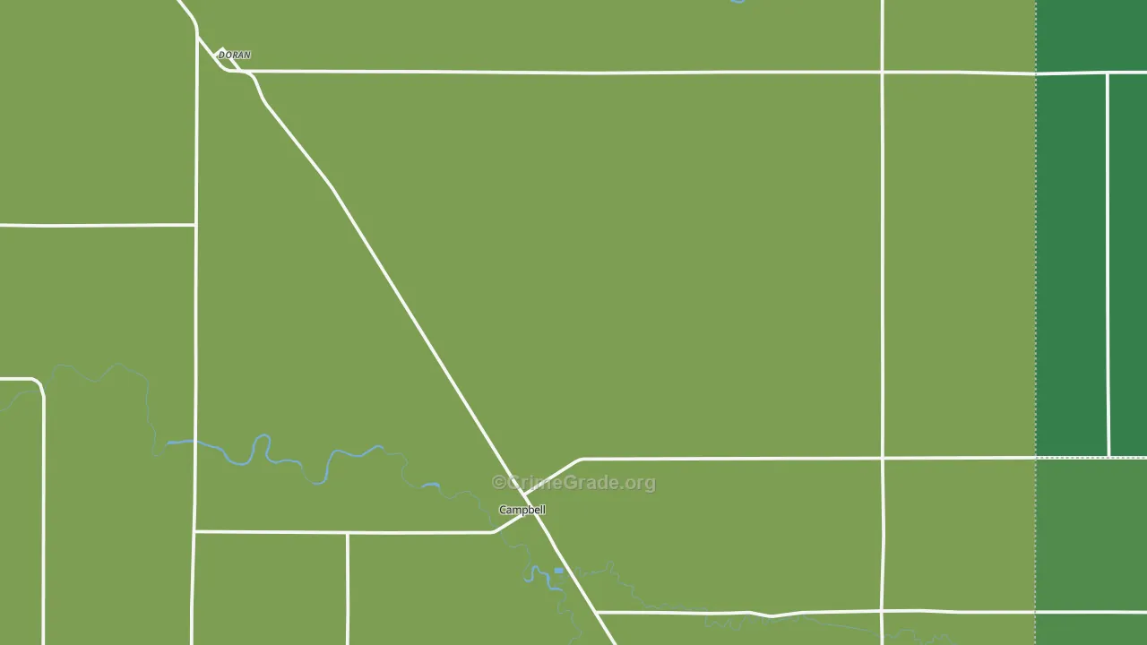 56522, MN Map of Vehicle Theft Rates