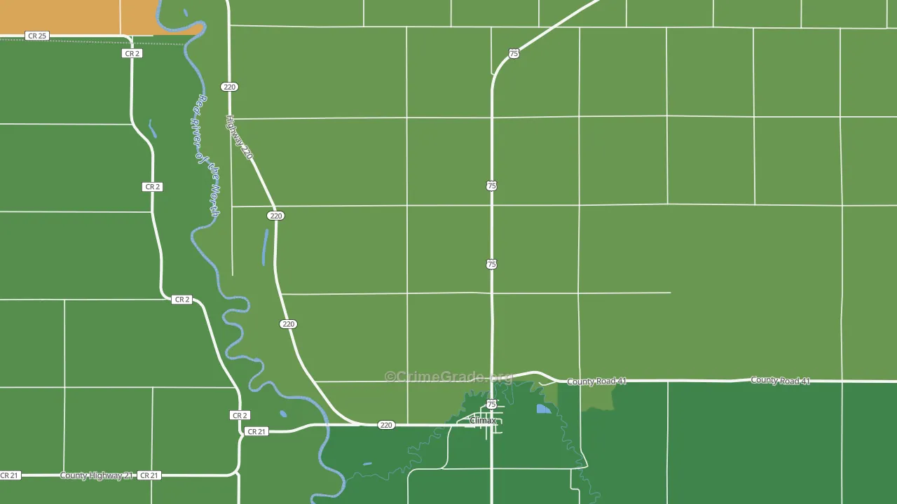 56523, MN Map of Vehicle Theft Rates