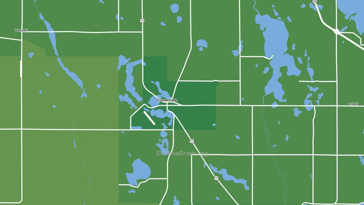 56531, MN Map of Vehicle Theft Rates