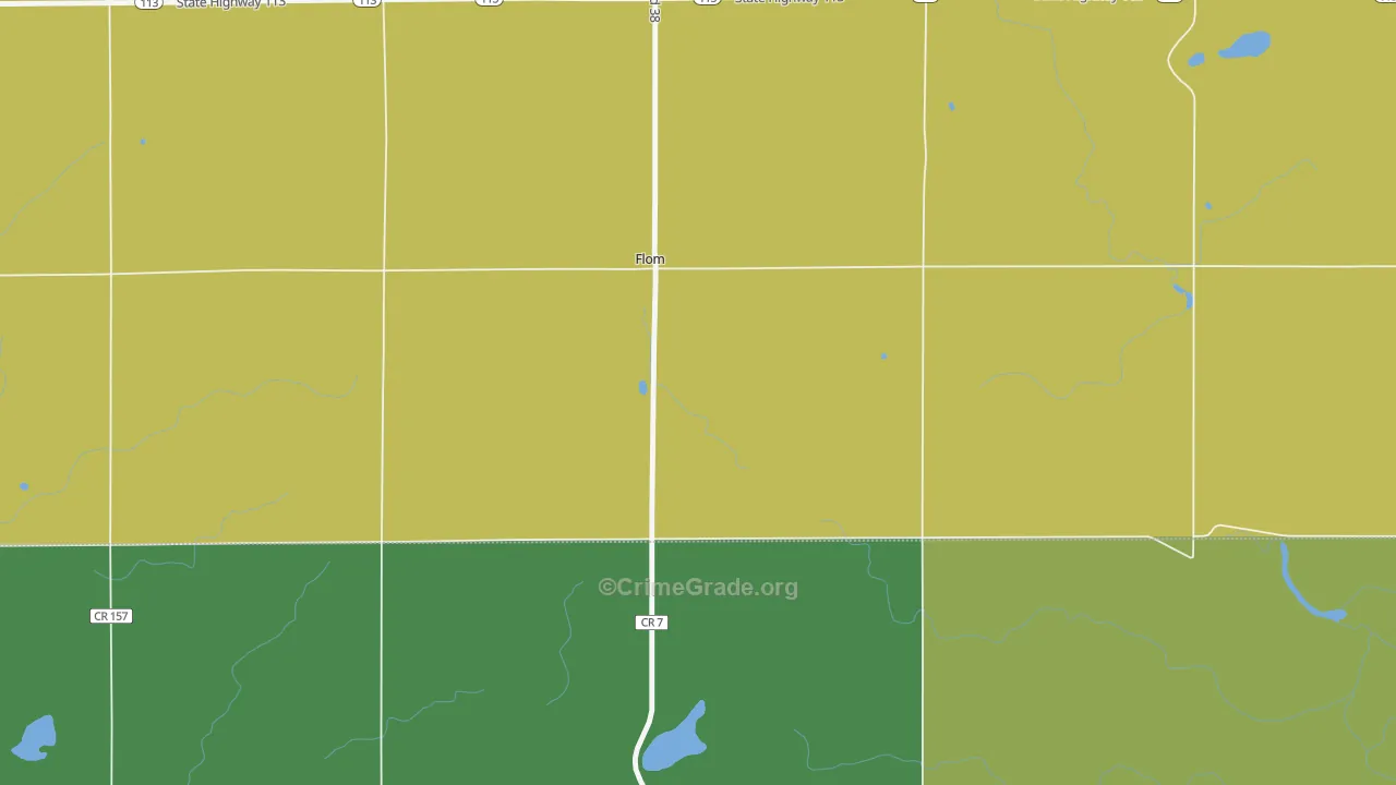 56541, MN Map of Vehicle Theft Rates