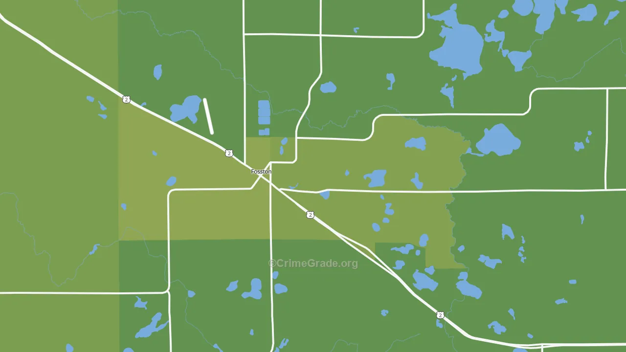 56542, MN Map of Vehicle Theft Rates