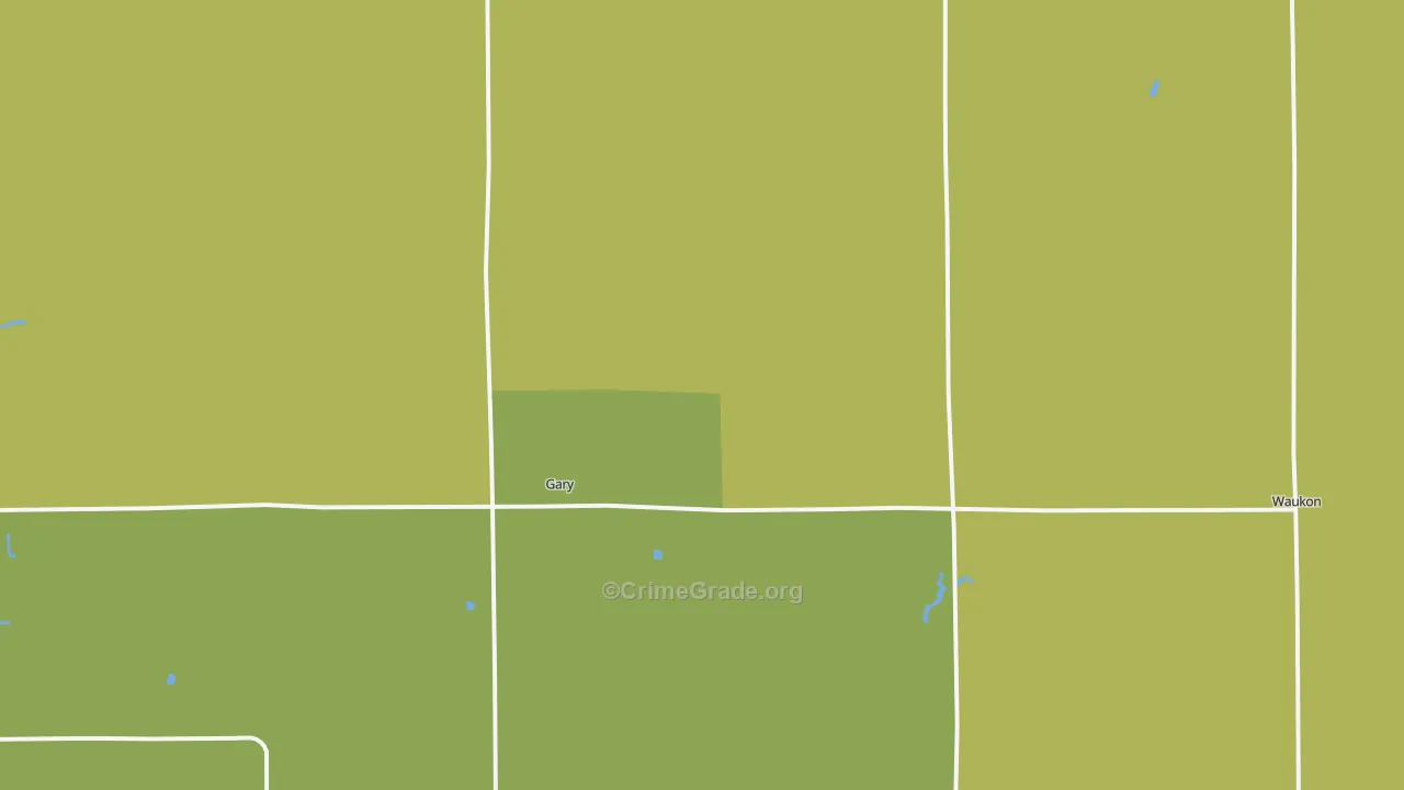 56545, MN Map of Vehicle Theft Rates