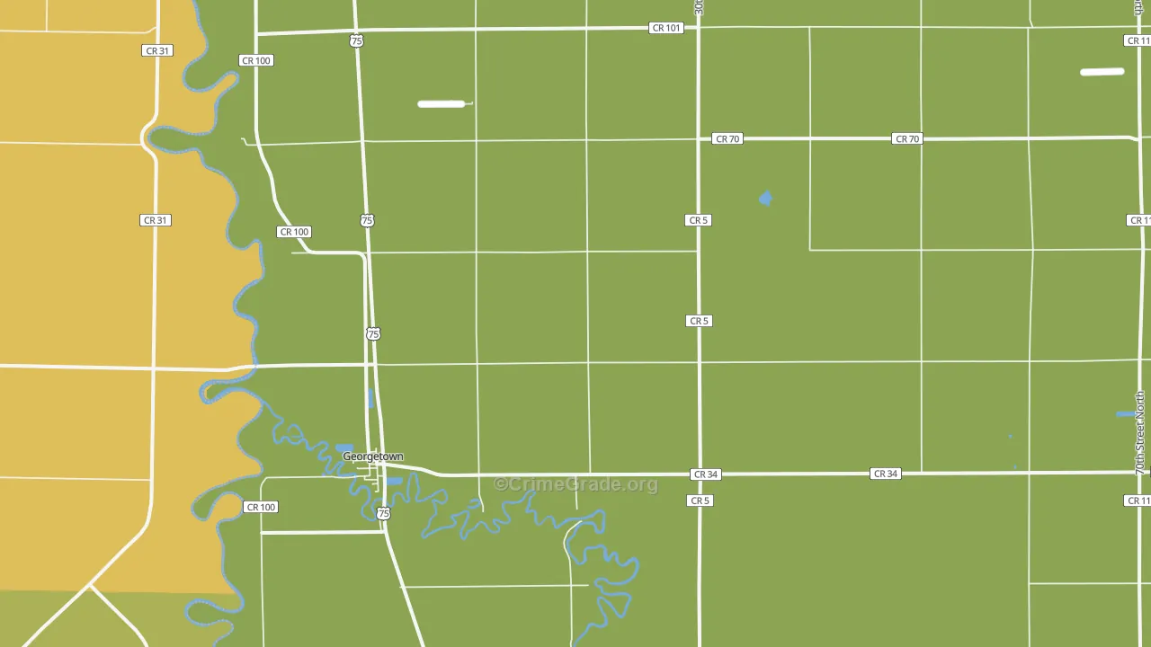 56546, MN Map of Vehicle Theft Rates