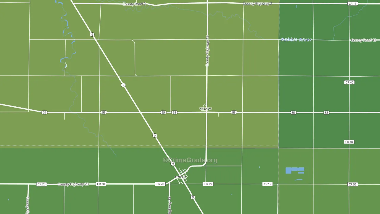 56565, MN Map of Vehicle Theft Rates