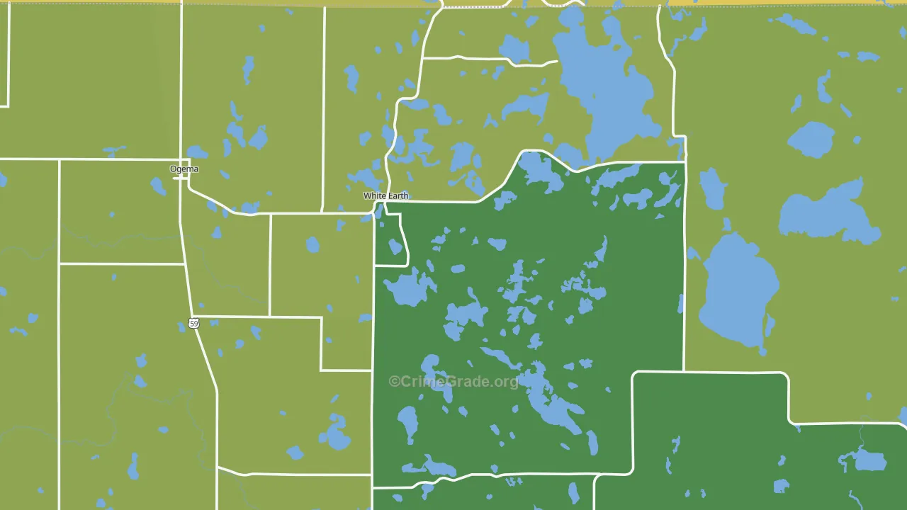 56569, MN Map of Vehicle Theft Rates