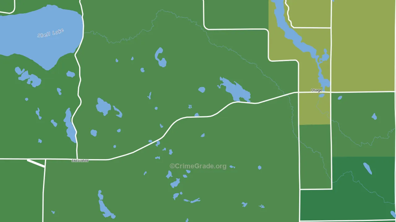 56570, MN Map of Vehicle Theft Rates