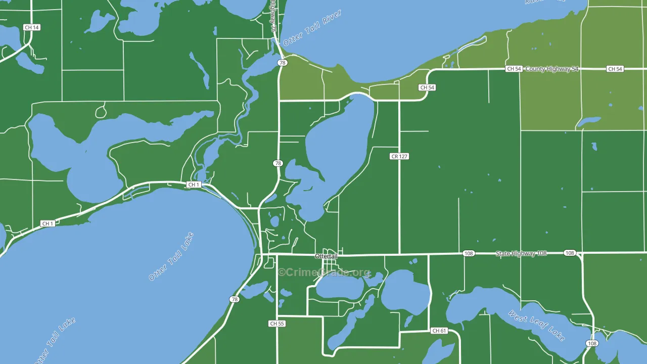 56571, MN Map of Vehicle Theft Rates