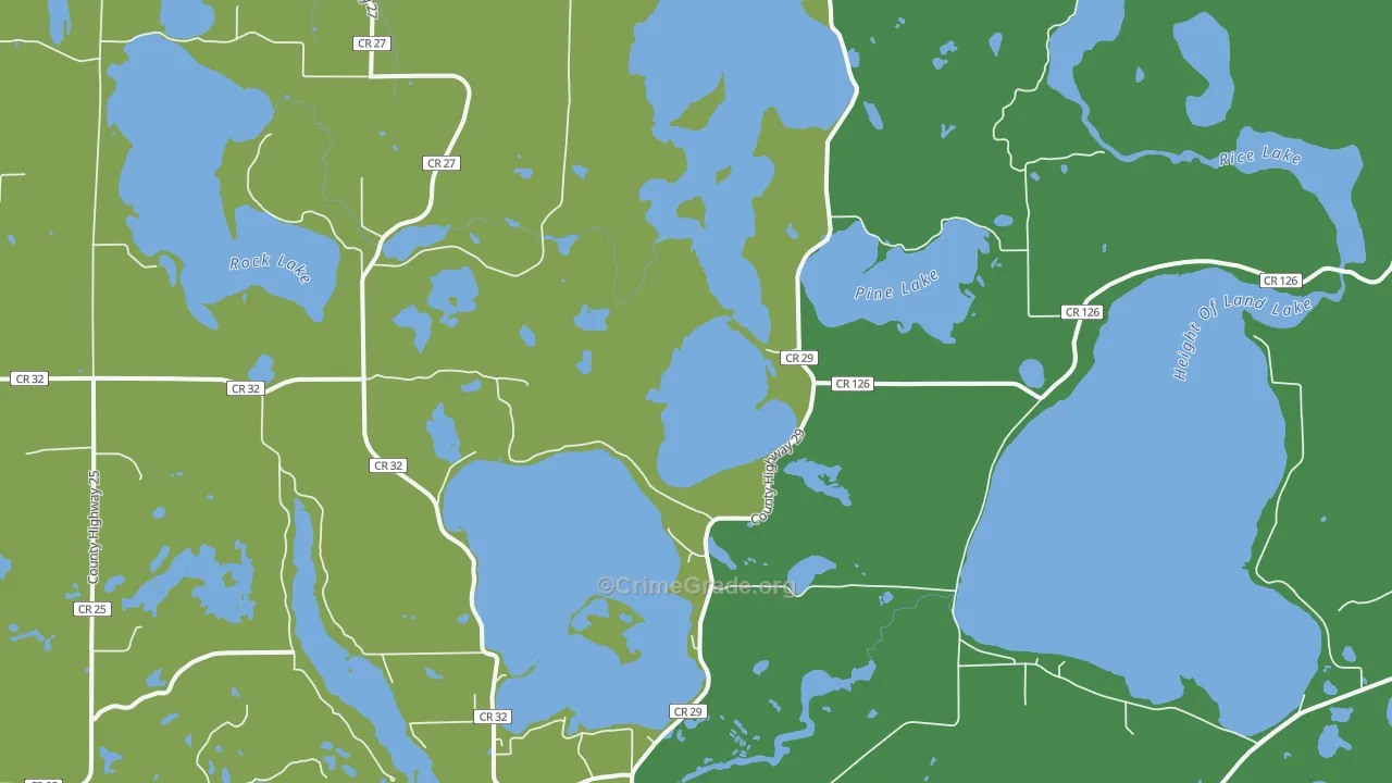 56578, MN Map of Vehicle Theft Rates