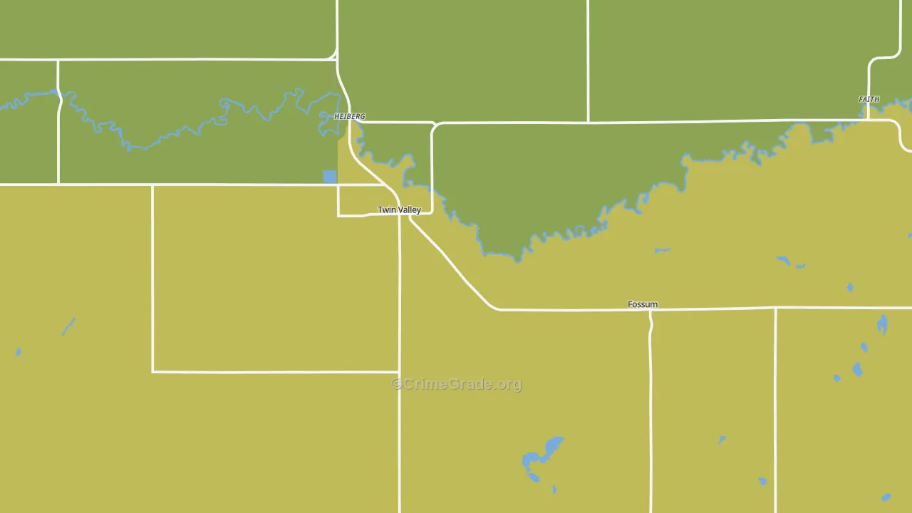 56584, MN Map of Vehicle Theft Rates