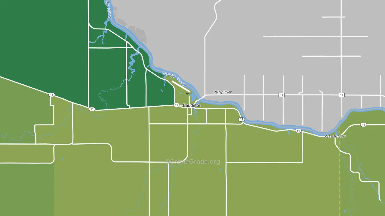 56623, MN Map of Vehicle Theft Rates