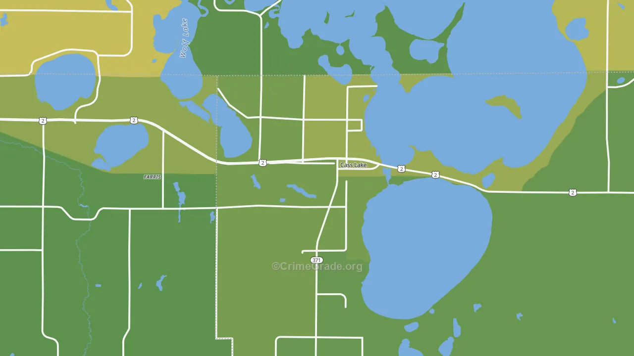 56633, MN Map of Vehicle Theft Rates