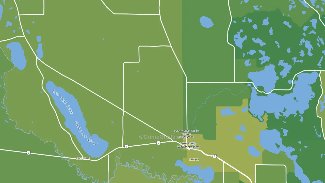 56636, MN Map of Vehicle Theft Rates