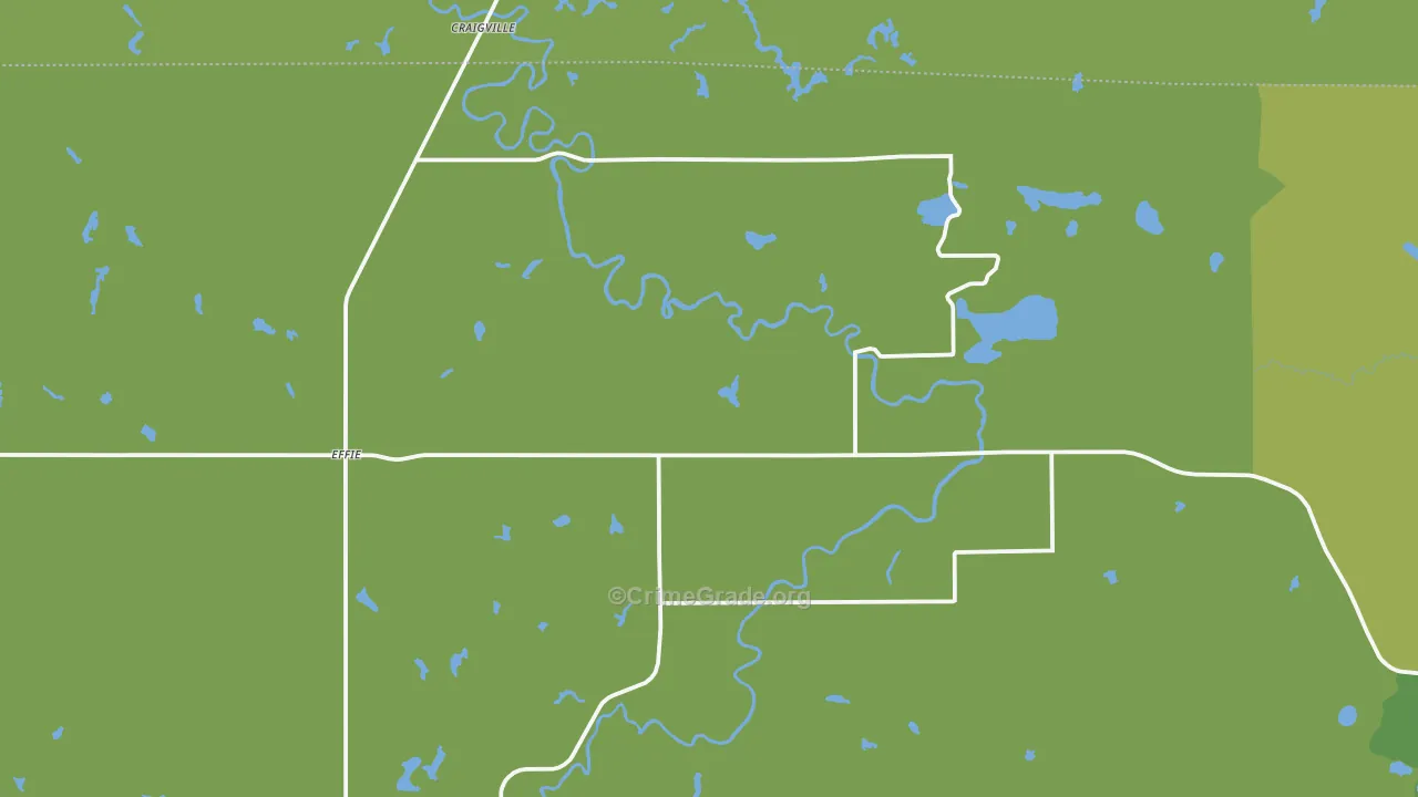 56639, MN Map of Vehicle Theft Rates