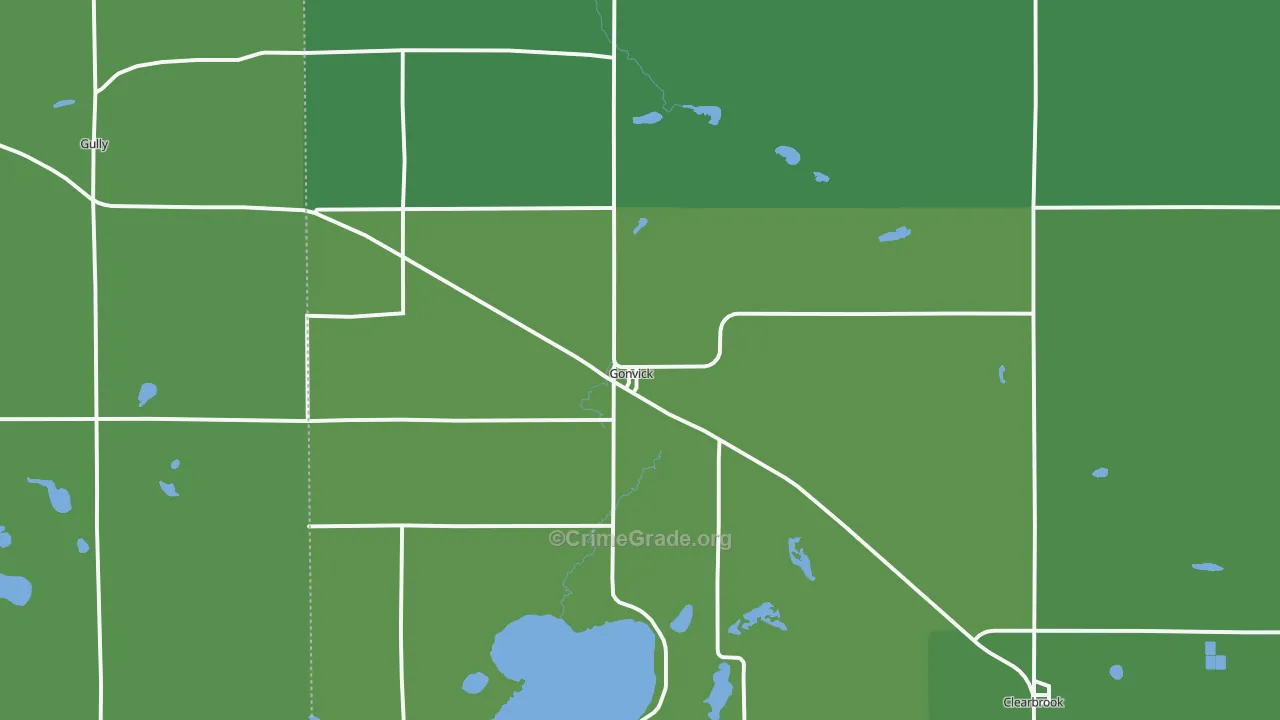 56644, MN Map of Vehicle Theft Rates