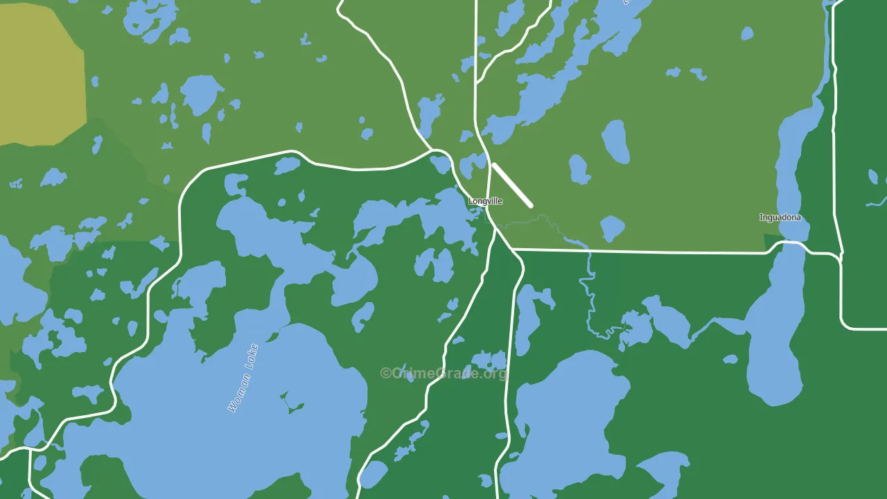 56655, MN Map of Vehicle Theft Rates