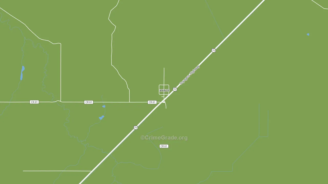 56658, MN Map of Vehicle Theft Rates