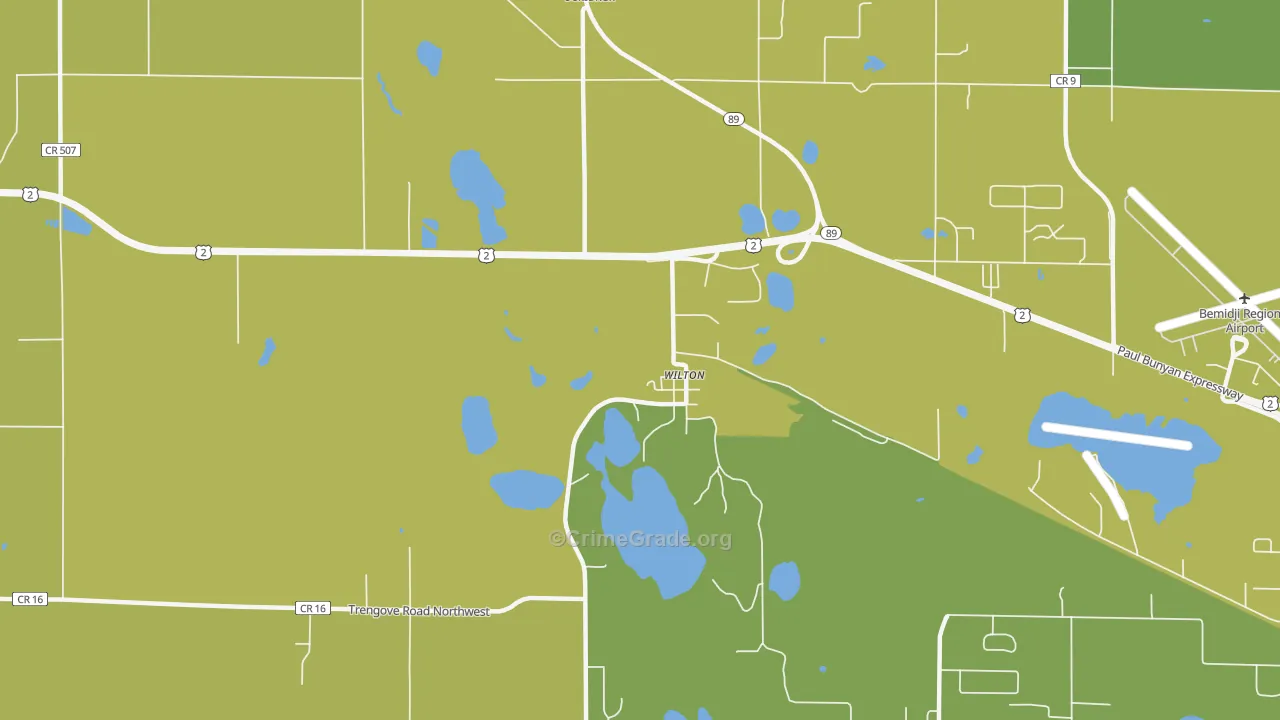 56687, MN Map of Vehicle Theft Rates