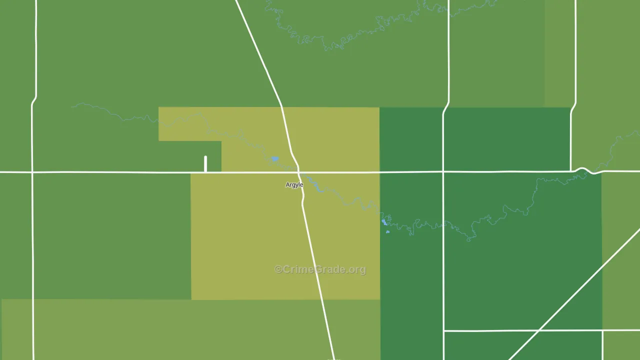 56713, MN Map of Vehicle Theft Rates