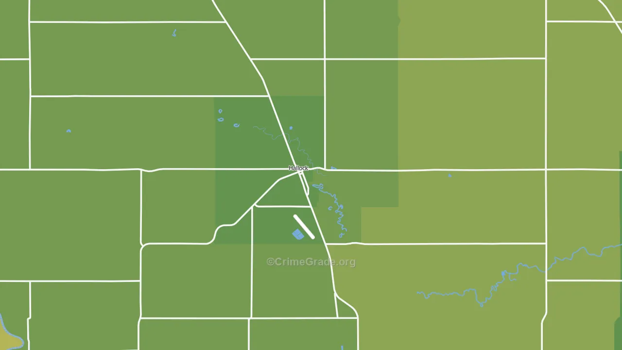 56728, MN Map of Vehicle Theft Rates