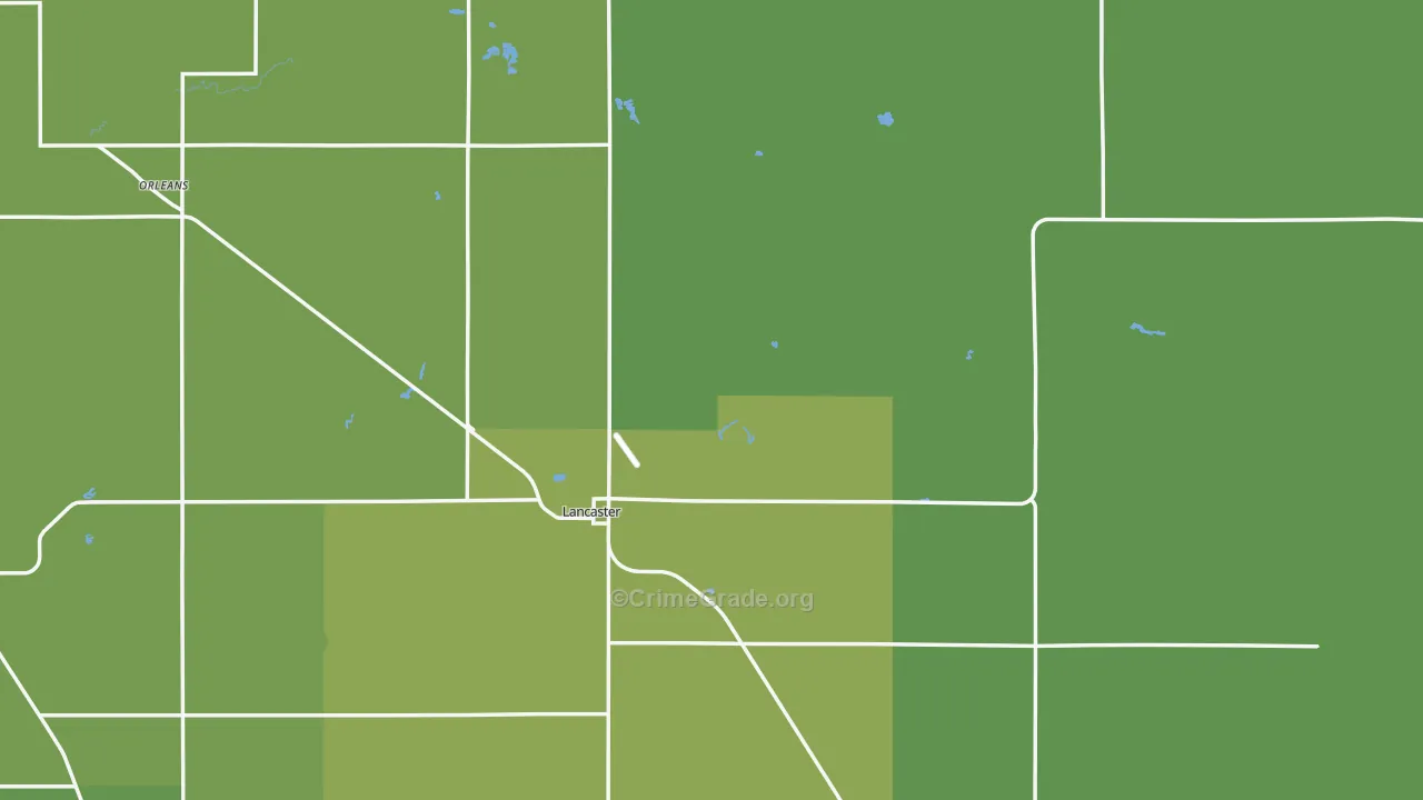 56735, MN Map of Vehicle Theft Rates