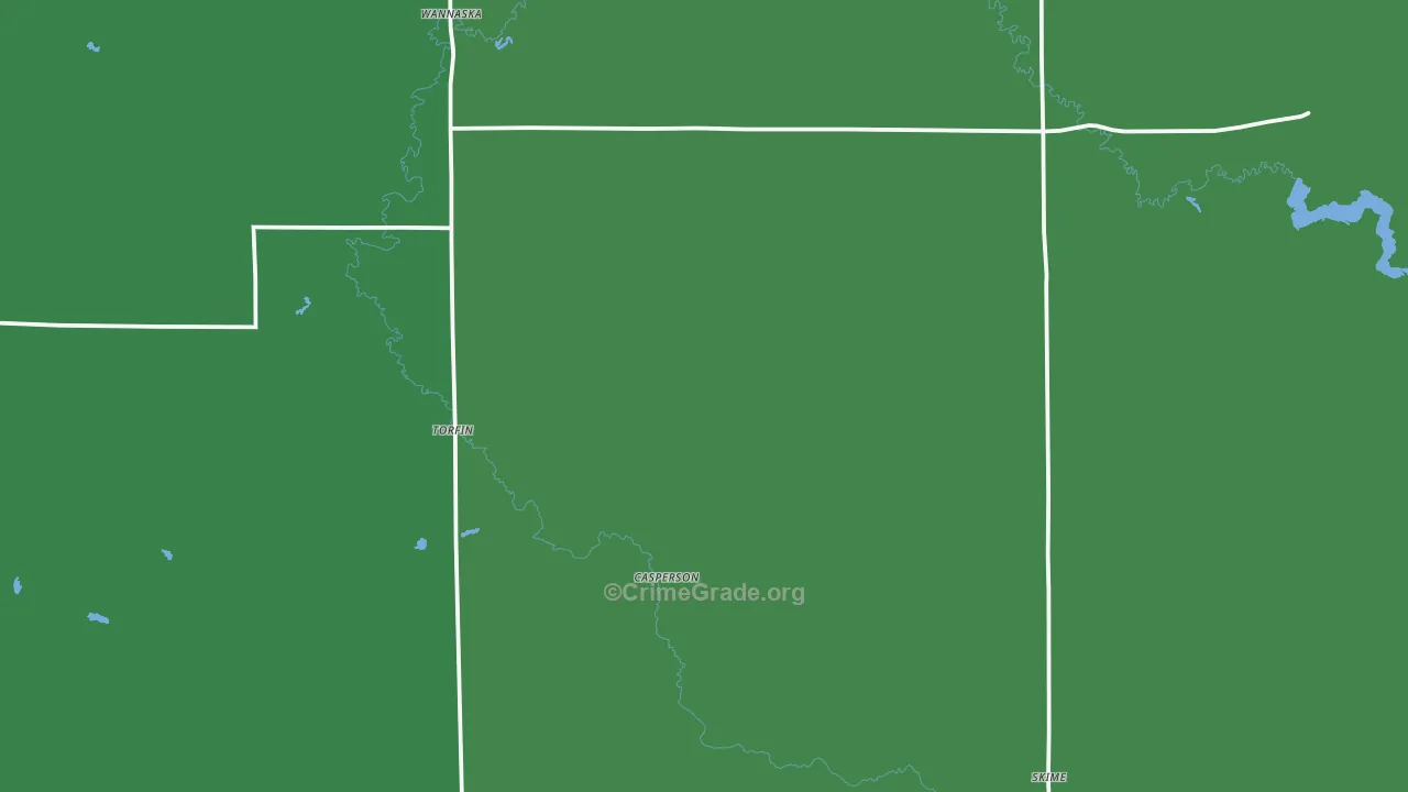 56761, MN Map of Vehicle Theft Rates