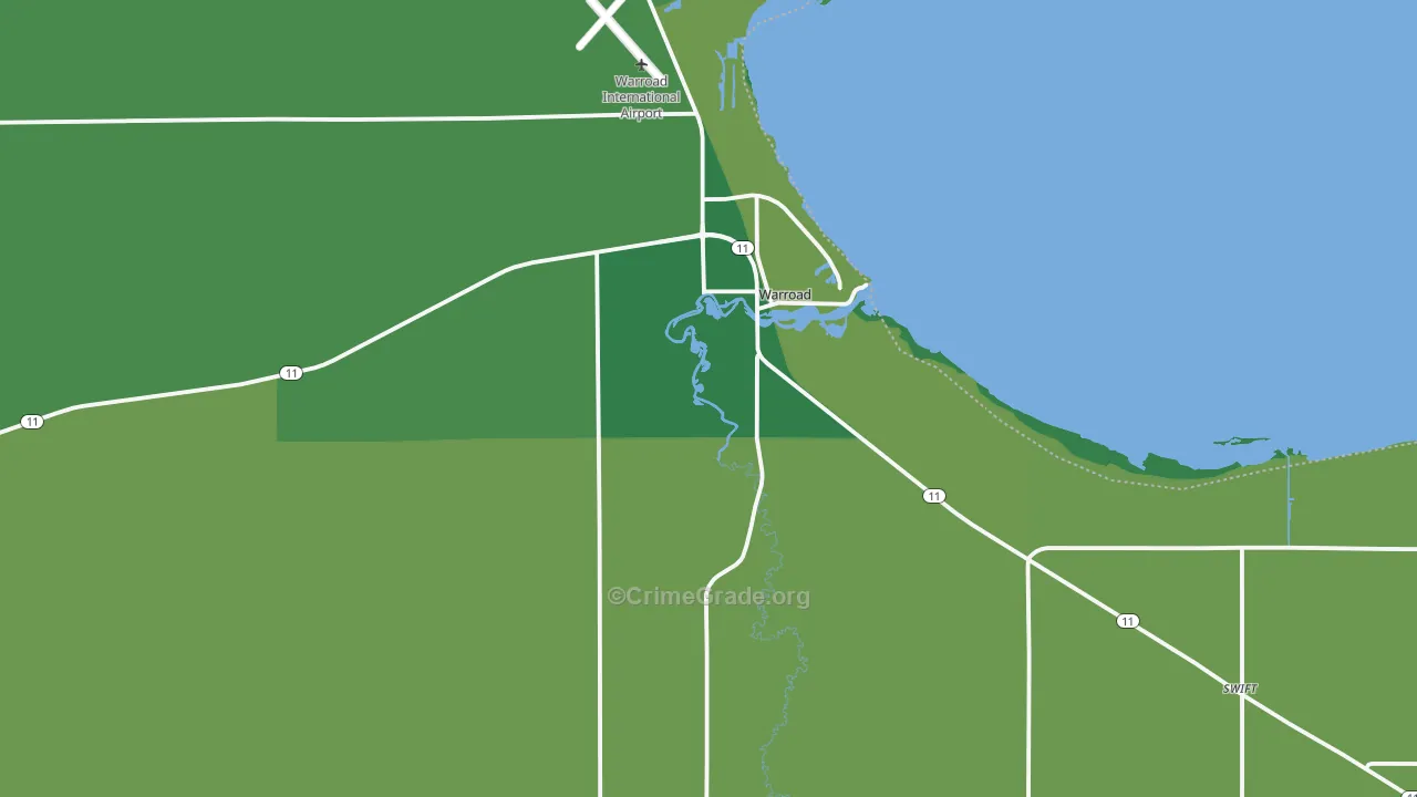 56763, MN Map of Vehicle Theft Rates