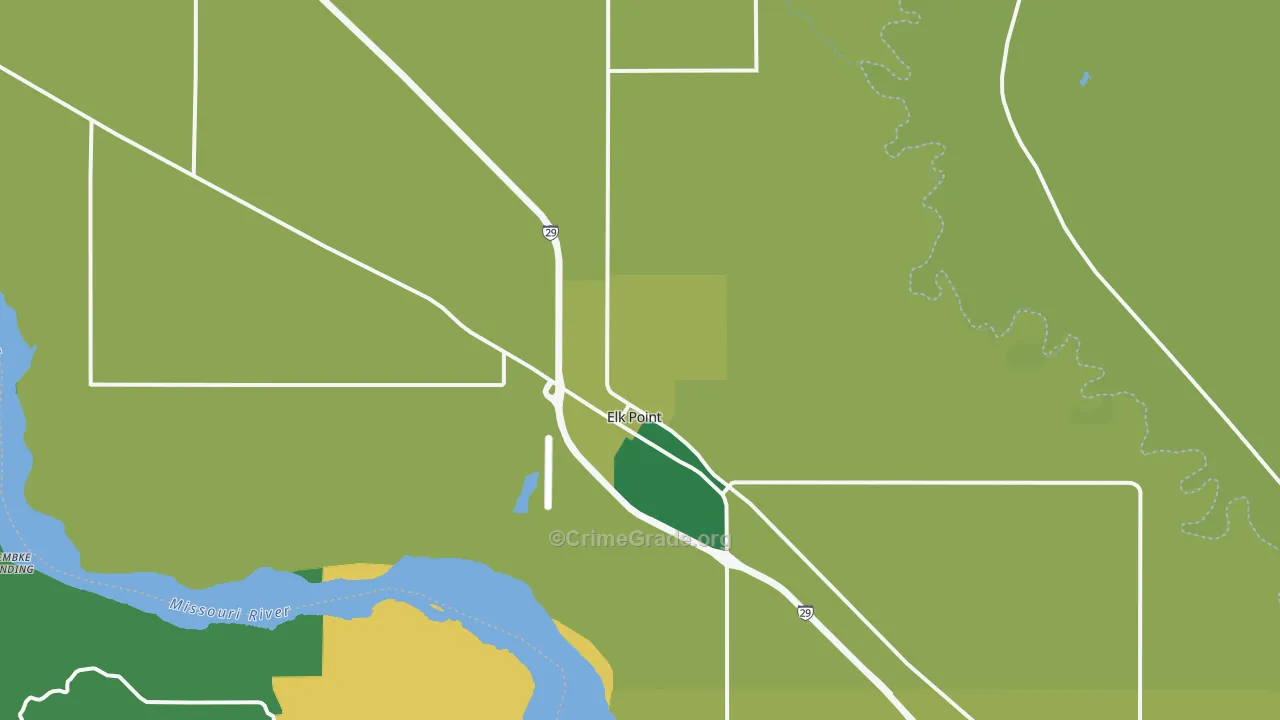 57025, SD Map of Vehicle Theft Rates
