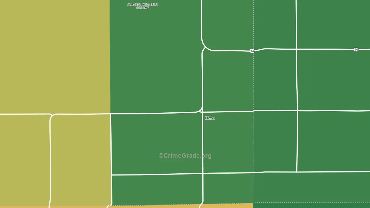 57026, SD Map of Vehicle Theft Rates