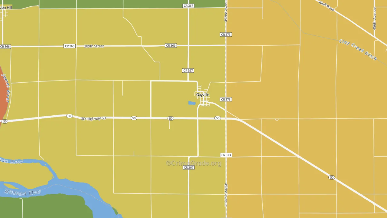 57031, SD Map of Vehicle Theft Rates