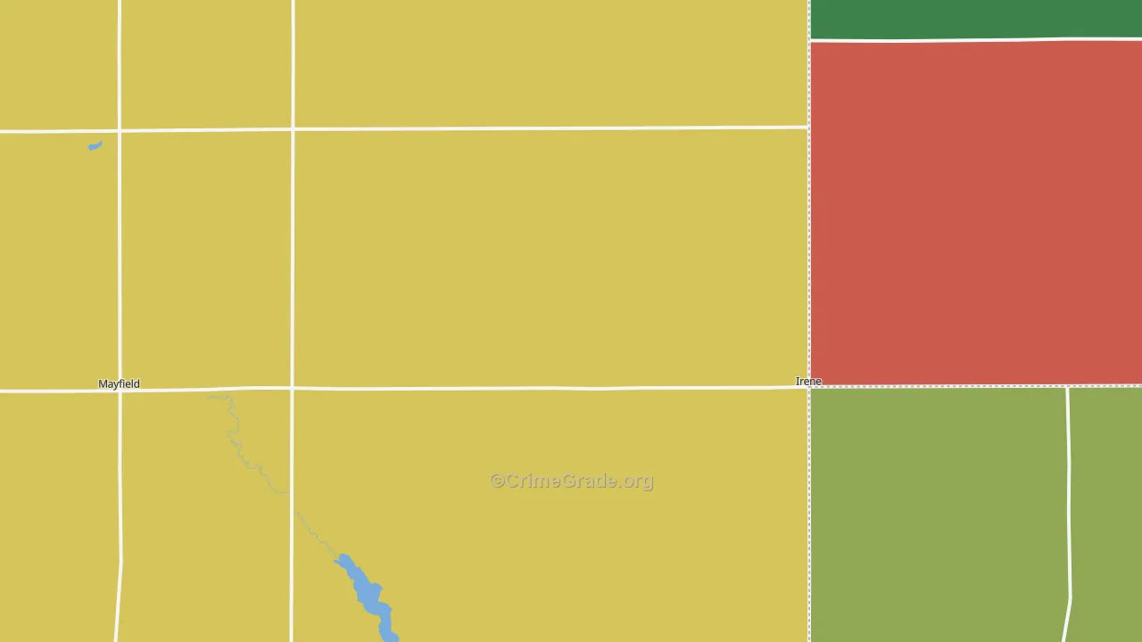 57037, SD Map of Vehicle Theft Rates