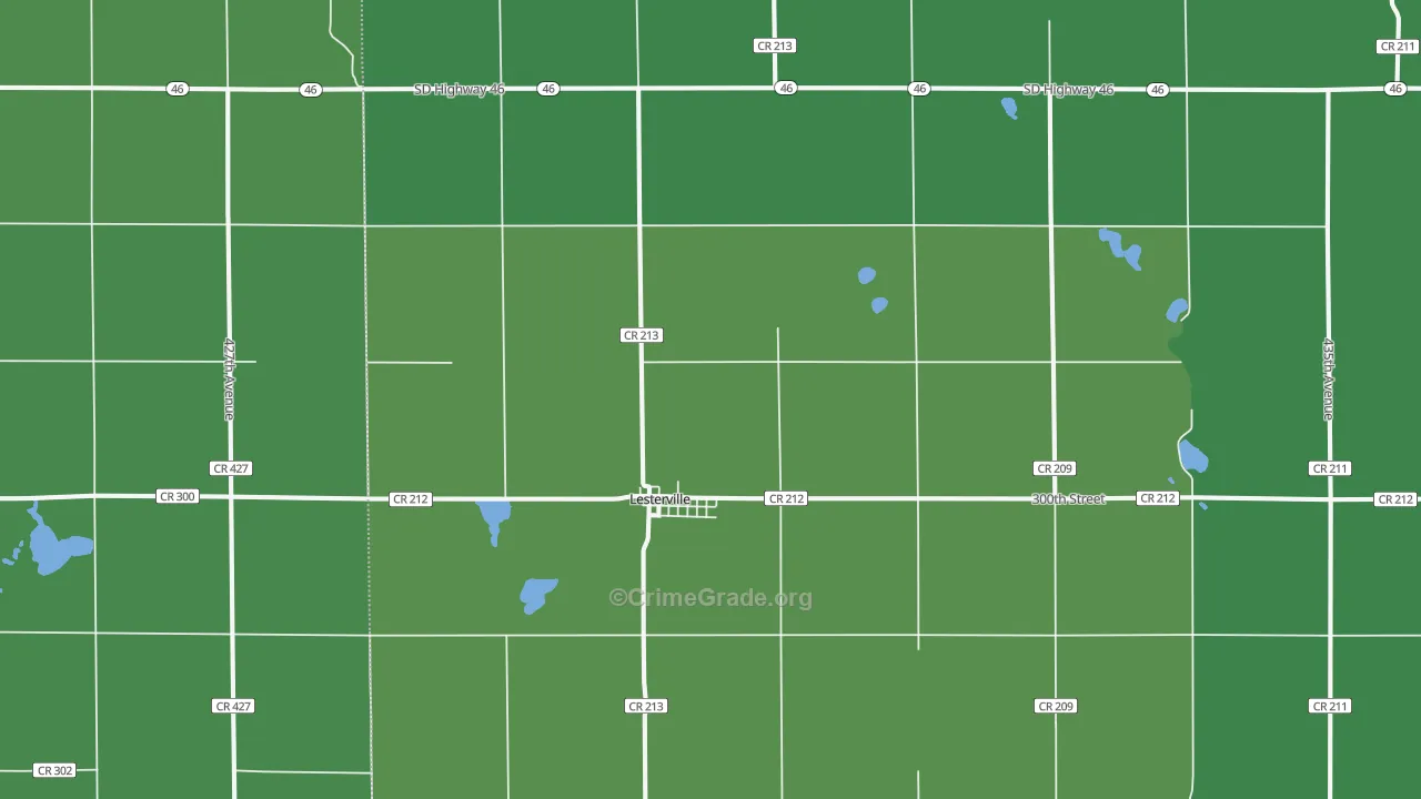 57040, SD Map of Vehicle Theft Rates