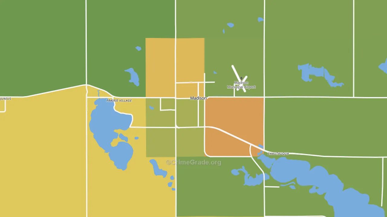 57042, SD Map of Vehicle Theft Rates