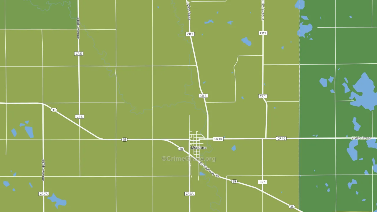 57048, SD Map of Vehicle Theft Rates