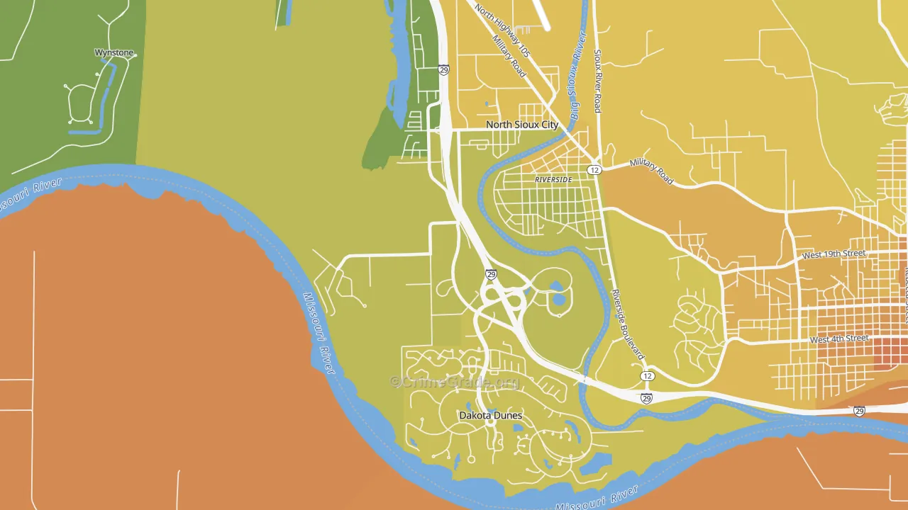 57049, SD Map of Vehicle Theft Rates
