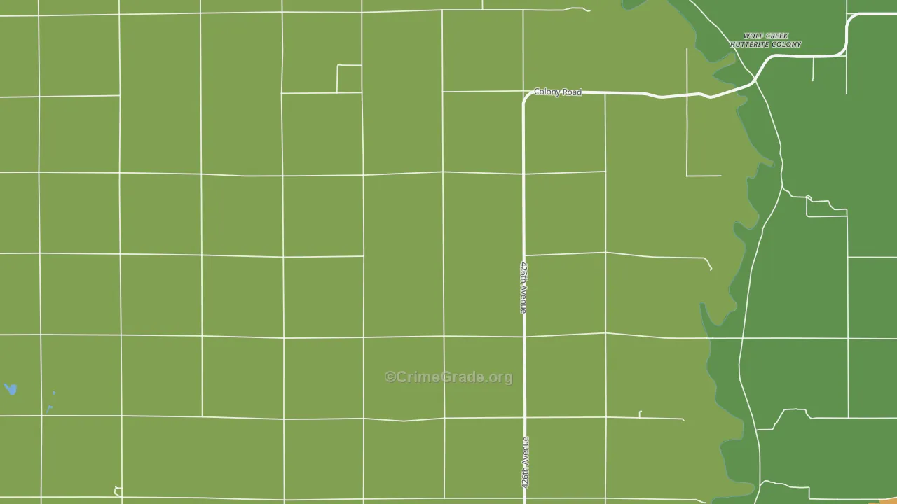 57052, SD Map of Vehicle Theft Rates