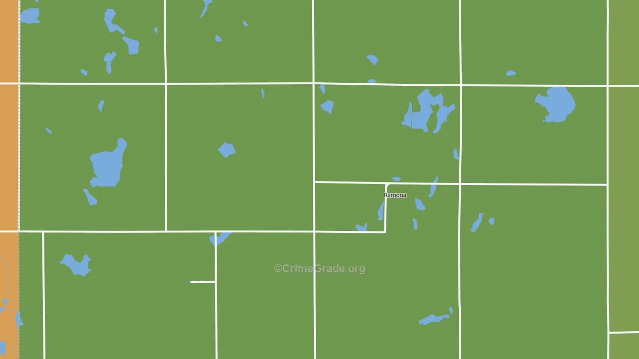 57054, SD Map of Vehicle Theft Rates