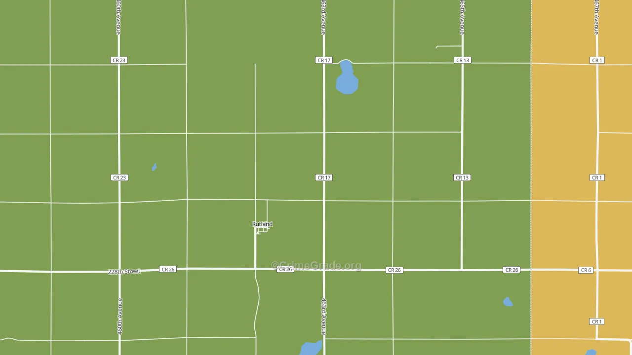 57057, SD Map of Vehicle Theft Rates