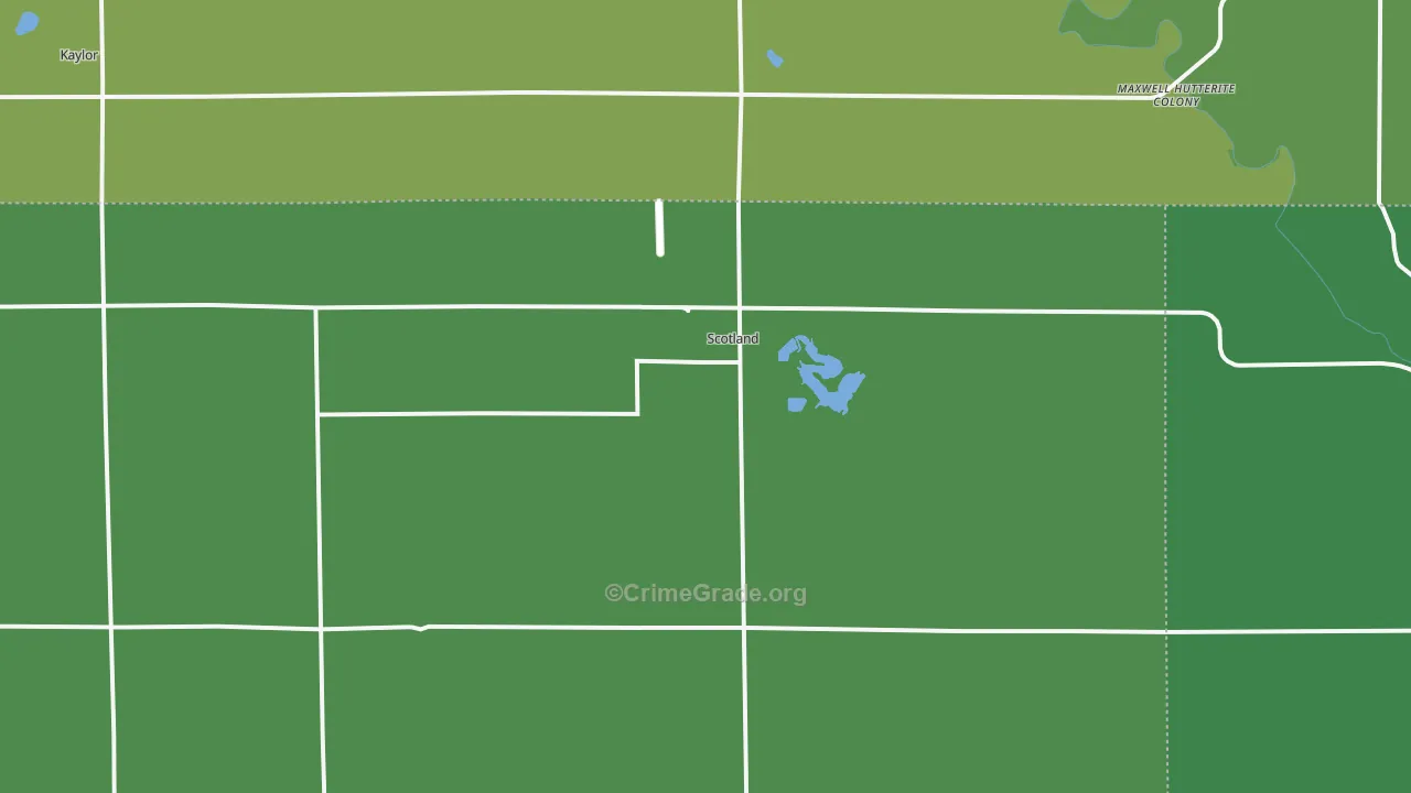 57059, SD Map of Vehicle Theft Rates