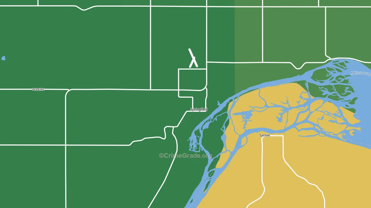 57062, SD Map of Vehicle Theft Rates