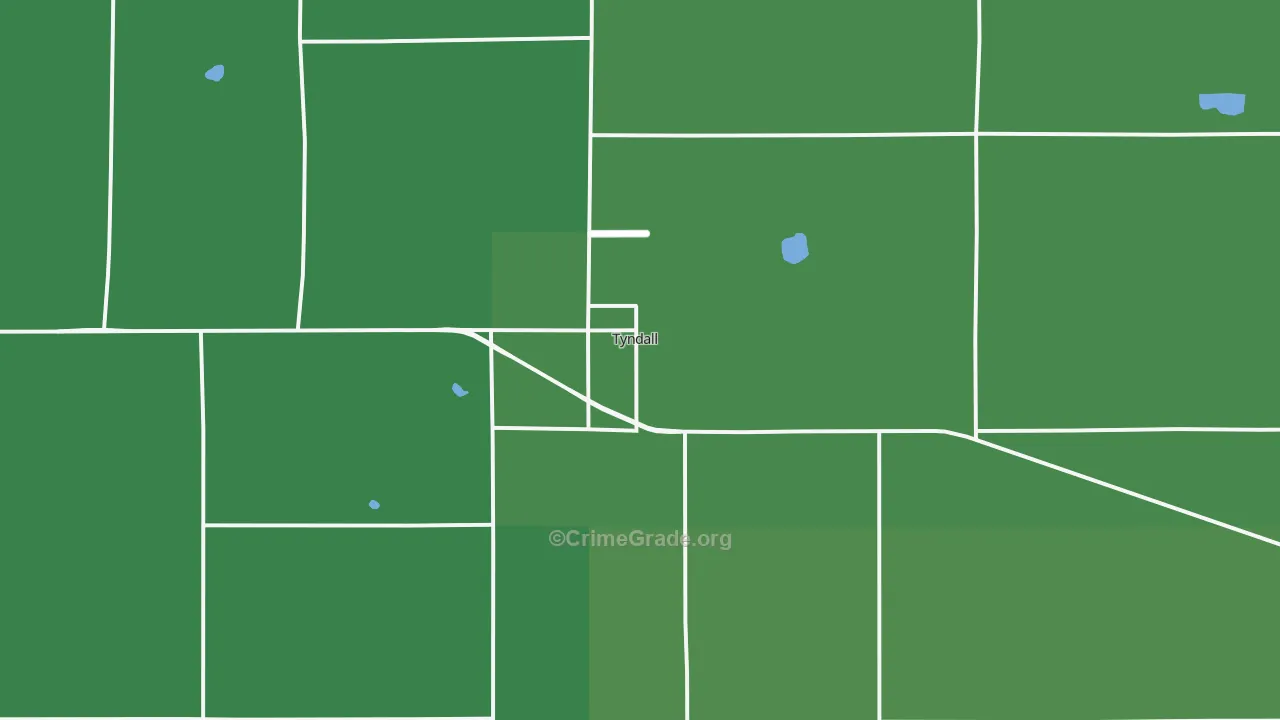57066, SD Map of Vehicle Theft Rates
