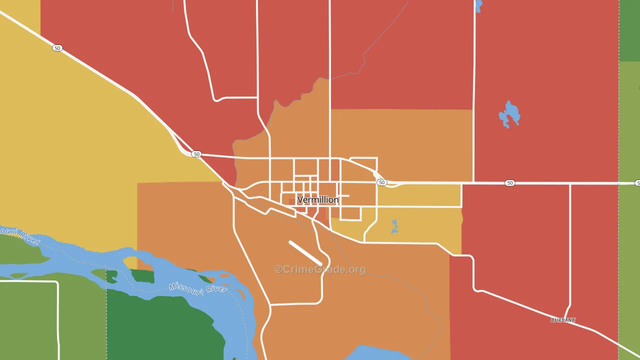 57069, SD Map of Vehicle Theft Rates
