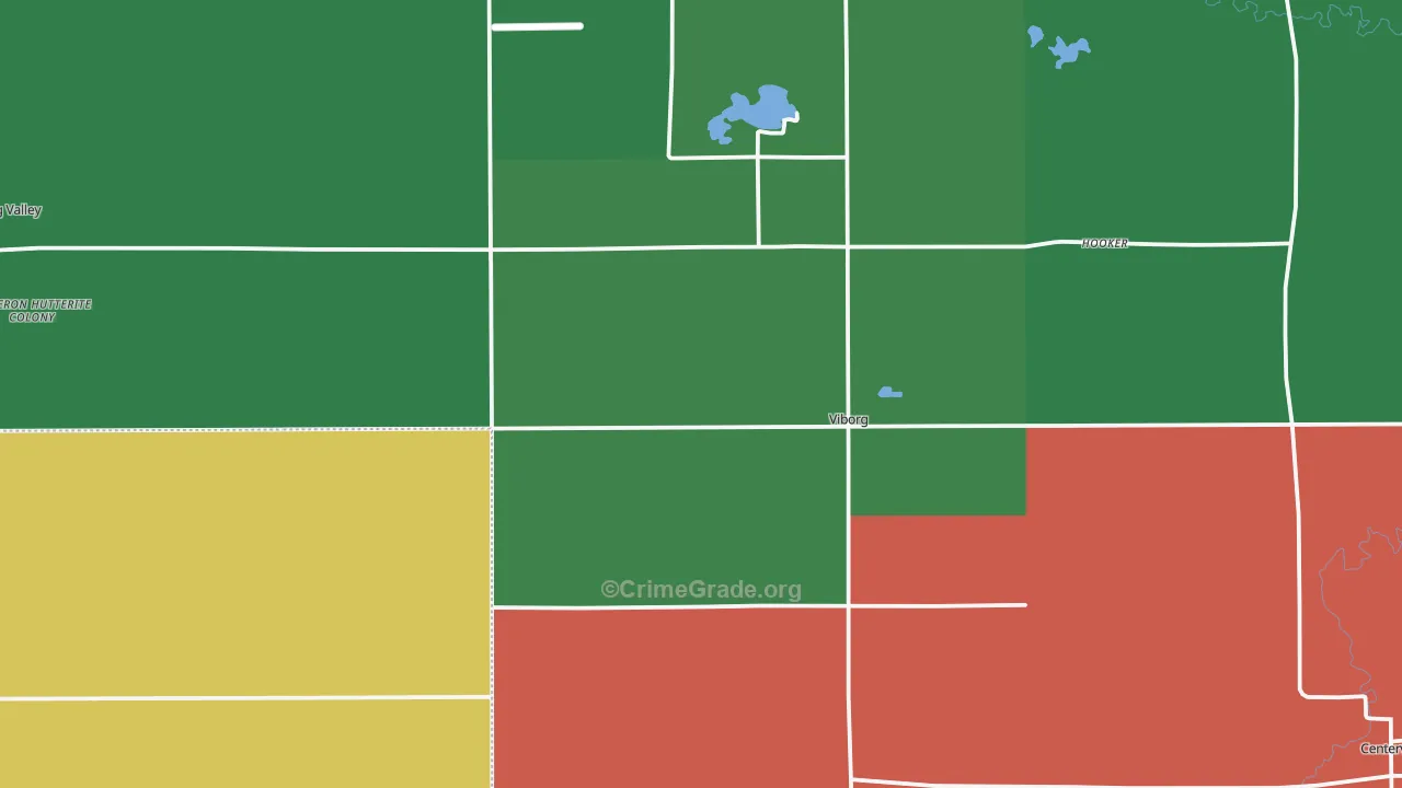 57070, SD Map of Vehicle Theft Rates