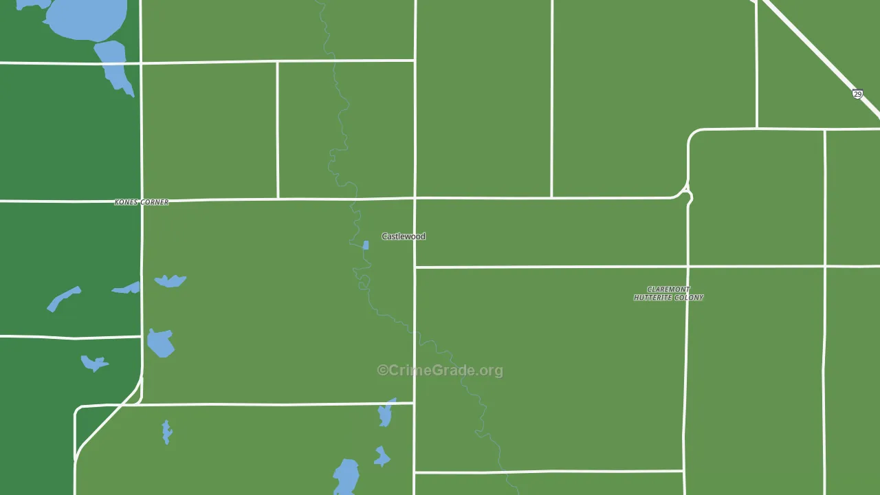57223, SD Map of Vehicle Theft Rates