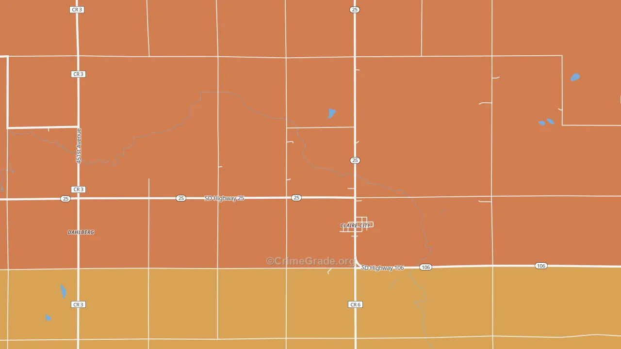 57224, SD Map of Vehicle Theft Rates
