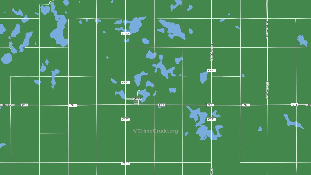 57233, SD Map of Vehicle Theft Rates