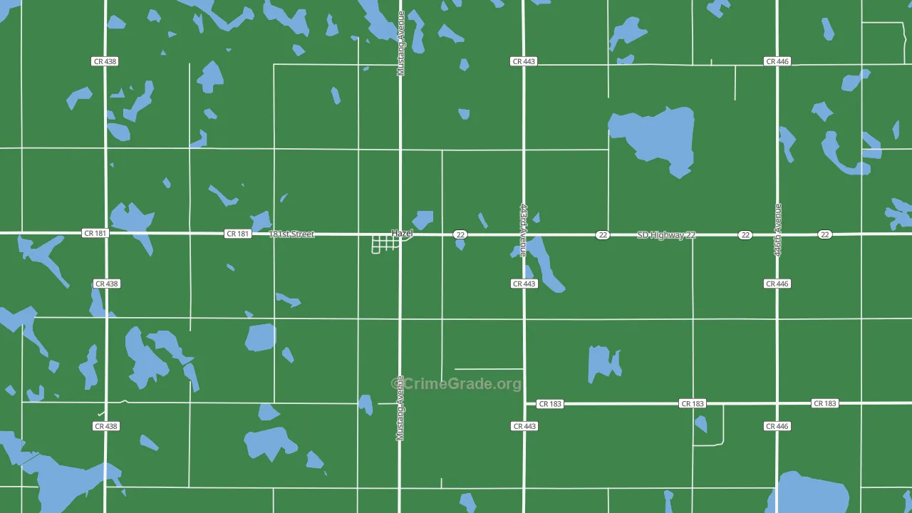 57242, SD Map of Vehicle Theft Rates